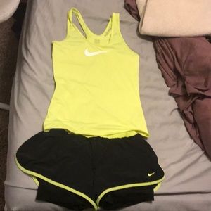 Nike workout set two piece